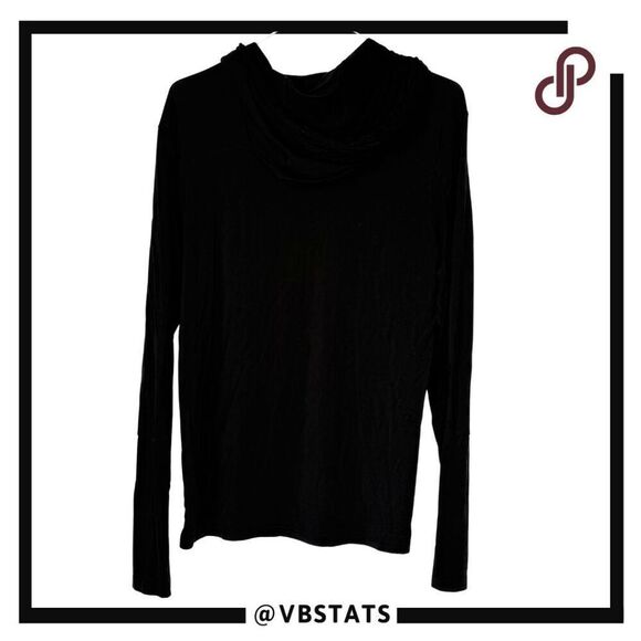 Alphalete Men's Spell Out Pullover Long Sleeve Drawcord Hoodie Black Small - Picture 2 of 5